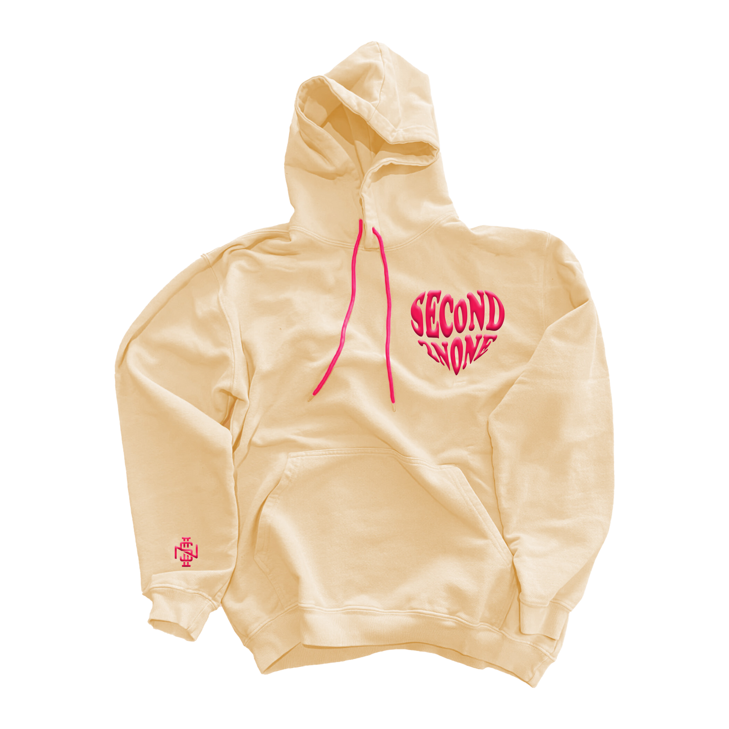 Cream + Infrared Hoodie