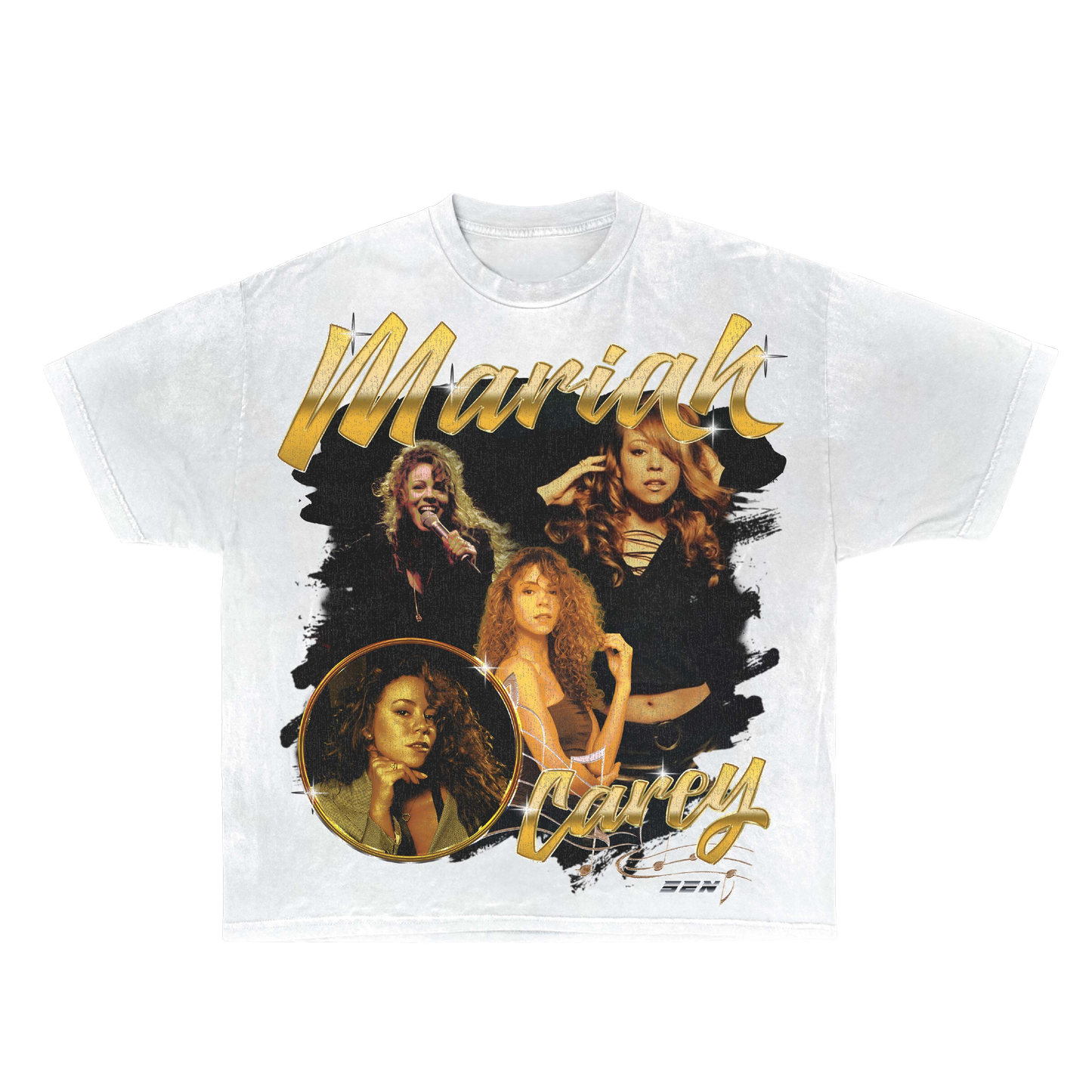 WHITE "MARIAH" OVERSIZED TEE