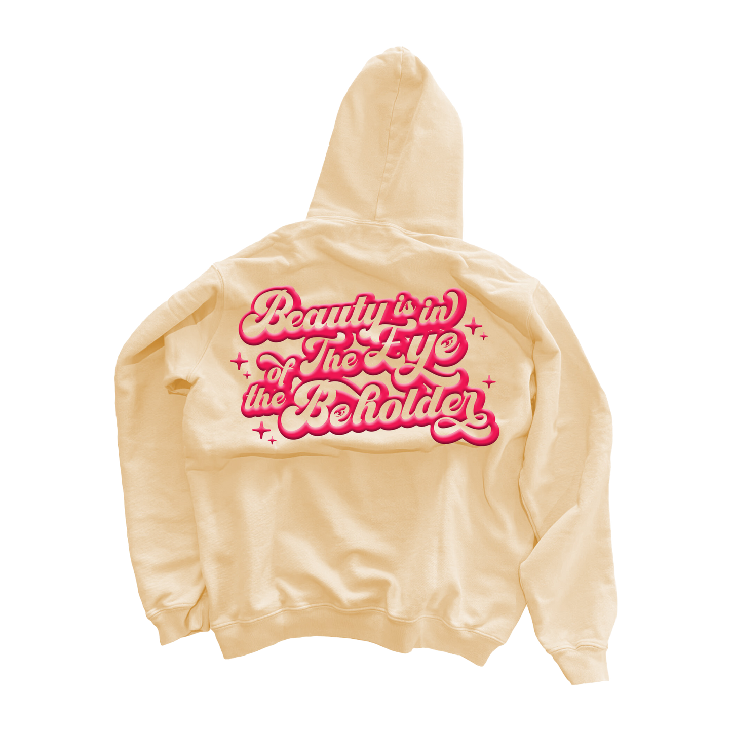 Cream + Infrared Hoodie